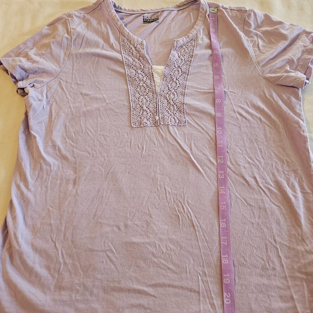 Basic Editions Top Purple - Picture 2 of 6